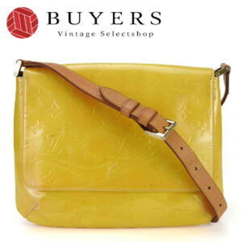 Louis Vuitton Shoulder Bag Thompson Street Vernis Monogram Jaune Yellow